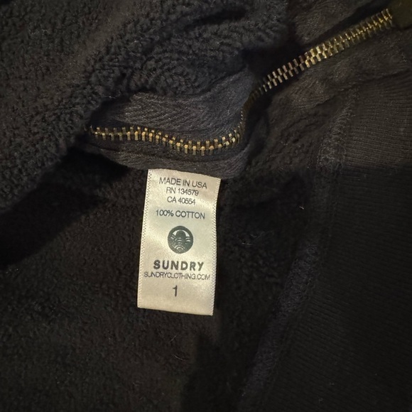 Sundry black side zip oversized Crew Neck Sweater - Picture 8 of 10